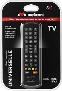 Meliconi Control TV.1 Telecomando Universale, per TV standard e Smart