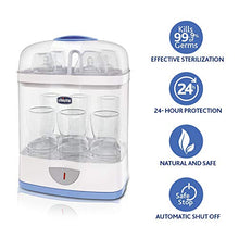Carica l&#39;immagine nel visualizzatore di Gallery, Chicco SterilNatural Sterilizzatore 2 in 1, Per 6 Biberon di 330 ml, Bianco