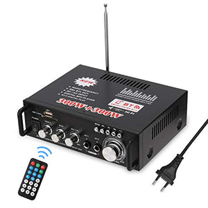 Docooler 600W Amplificatore,HiFi Audio Stereo BT Radio Portatile per A-600W