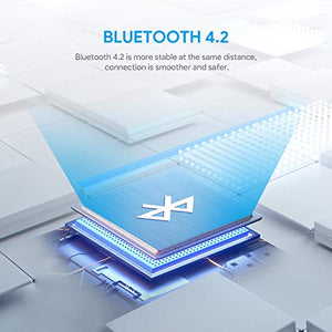 Zamkol Altoparlante Bluetooth Portatile 5200mAh, 24W Cassa Wireless Nero