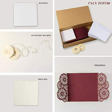 Carica l&#39;immagine nel visualizzatore di Gallery, Partecipazioni matrimonio taglio laser fai da te inviti carta... - Ilgrandebazar
