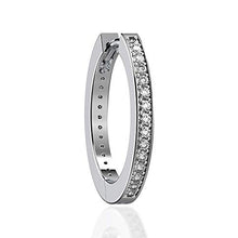 Carica l&#39;immagine nel visualizzatore di Gallery, SWEETV 925 Boucles d&#39;oreilles in argento sterling pour femmes filles Argento - Ilgrandebazar