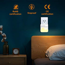 Carica l&#39;immagine nel visualizzatore di Gallery, Luce Notturna LED, Plug-and-Play regolabile Lampada notturna con sensore di... - Ilgrandebazar