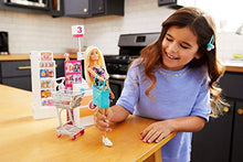 Carica l&#39;immagine nel visualizzatore di Gallery, Barbie- Bambola, Supermercato, Carrello Funzionante e Tanti Accessori,... - Ilgrandebazar