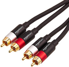 Carica l'immagine nel visualizzatore di Gallery, AmazonBasics - Cavo audio RCA da 2 maschi a 2 maschi, 2,4 metri - Ilgrandebazar