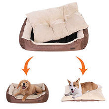 Carica l&#39;immagine nel visualizzatore di Gallery, FEANDREA Cuccia Letto per Cani Reversibile, 85 x 65 x 21 cm, 85 x 65 x 21 cm - Ilgrandebazar