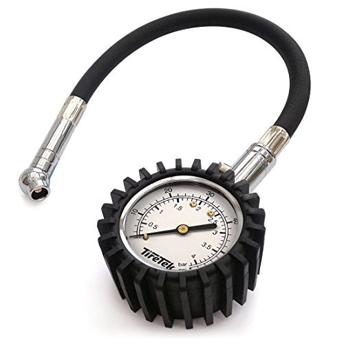 TIRETEK Flexi-Pro - Misuratore di pressione per pneumatici auto e moto,... - Ilgrandebazar
