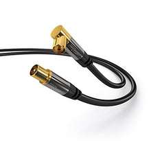 Carica l&#39;immagine nel visualizzatore di Gallery, KabelDirekt Cavo Antenna TV, Connettore Coassiale Femmina gomito a 90°, 2m - Ilgrandebazar