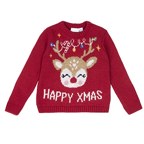 Chicco, Pull-over Natale , Bambine e ragazze, Rosso (681), 6 anni