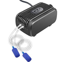 Carica l&#39;immagine nel visualizzatore di Gallery, IREENUO Ossigenatore per Acquario, 3W - 2 * 150L/H Silenzioso Pompa 2 uscita - Ilgrandebazar