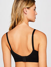Carica l'immagine nel visualizzatore di Gallery, Marchio Amazon - Iris &amp; Lilly Bralette per Allattamento Seam 46, Nero (Black) - Ilgrandebazar