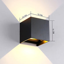 Carica l&#39;immagine nel visualizzatore di Gallery, 12W Lampade da Parete per Esterno / Interni Led, Applique Nero - Ilgrandebazar