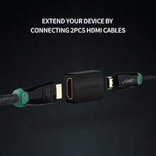 Carica l'immagine nel visualizzatore di Gallery, UGREEN Adattatore HDMI Femmina Femmina, Connettore Supporta 4Kx2K 60Hz... - Ilgrandebazar