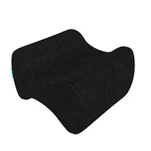 Carica l&#39;immagine nel visualizzatore di Gallery, bonmedico Cuscino Ergonomico per Ginocchio e Gambe, in Memory Nero - Ilgrandebazar