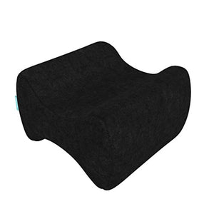 bonmedico Cuscino Ergonomico per Ginocchio e Gambe, in Memory Nero - Ilgrandebazar