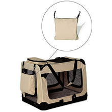Carica l'immagine nel visualizzatore di Gallery, dibea TB10040, Borsa Trasportino per cani, Scatola (S) 50x34x36 cm, Beige