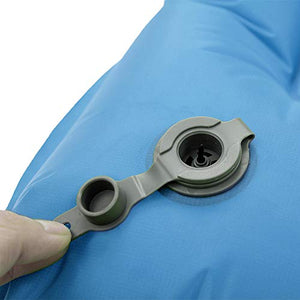 Semoo Materassino Gonfiabile da Campeggio Ultraleggero, Pad Blu Con Almohada