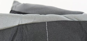 Sakura BY0802 - Set completo di coprisedili, colore Argento/Nero