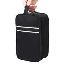 Carica l&#39;immagine nel visualizzatore di Gallery, Beauty Case da Viaggio Impermeabile, Boic Borsa Toilette con Manico, Nero
