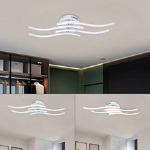 Carica l&#39;immagine nel visualizzatore di Gallery, Osairous Plafoniere a LED, Lampada moderna in metallo pannello acrilico...