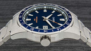 Casio Orologio Analogico al Quarzo Uomo con Cinturino in Acciaio Inox Blu - Ilgrandebazar