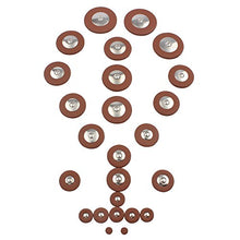 Carica l&#39;immagine nel visualizzatore di Gallery, ammoon 25pcs Cuscinetti Sax Tenore Pelle di Ricambio per Sassofono - Ilgrandebazar