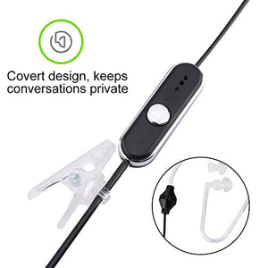 Tosuny Walkie Talkie Auricolare in Ear, Sicurezza Sound Tube con... - Ilgrandebazar