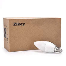 Carica l&#39;immagine nel visualizzatore di Gallery, ZIKEY Confezione da 10 Lampadina LED E14 a Candela - 6W Equivalenti 6w 6000k - Ilgrandebazar