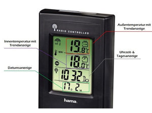 Hama EWS-165 Stazione Barometrica Elettronica - Ilgrandebazar