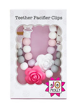 Carica l&#39;immagine nel visualizzatore di Gallery, Clip Ciuccio per Dentizione, Confezione da 2 Design Ragazze, Porta... - Ilgrandebazar
