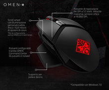 Carica l&#39;immagine nel visualizzatore di Gallery, HP - Gaming Omen Reactor Mouse Gaming, 6 Tasti Programmabili, Tempo di...