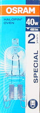 Carica l&#39;immagine nel visualizzatore di Gallery, Osram 667 Halopin Oven 230V G9, 40 W, Chiara [Classe di efficienza... - Ilgrandebazar