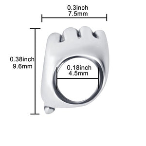 CHANGEABLE Charms Bead da Donna Argento Sterling 925 Cuore Amorevole - Ilgrandebazar