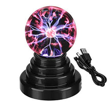 Carica l&#39;immagine nel visualizzatore di Gallery, Luce della sfera al plasma Globo USB Night Touch Sensitive Lightning /... - Ilgrandebazar