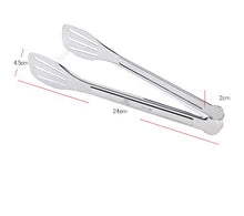 Carica l&#39;immagine nel visualizzatore di Gallery, TEERFU pinze da cucina in acciaio INOX, confezione 3,... - Ilgrandebazar
