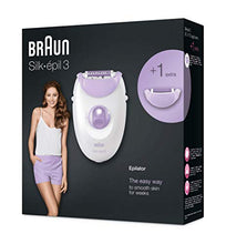 Carica l'immagine nel visualizzatore di Gallery, Braun Silk-épil 3 3-170 Epilatore Elettrico Viola Con Cavo E 1 Bianco/Viola