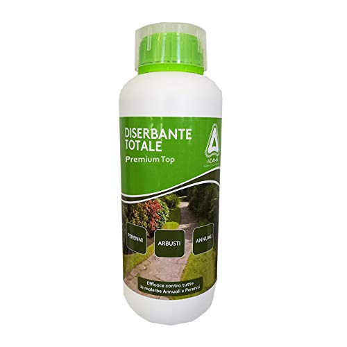 0.5 L Diserbante Premium Top Totale Erbicida Glifosate No Patentino Sistemico Seccatutto Post Emergenza