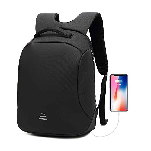 Antifurto Zaino Porta PC Sicurezza Laptop da 15.6 Pollici, Nero-3455a