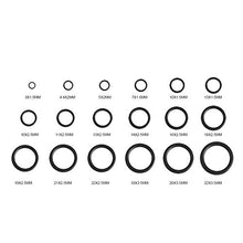 Carica l&#39;immagine nel visualizzatore di Gallery, Set di 279 pezzi 18 misure kit assortimento O-ring in gomma,...