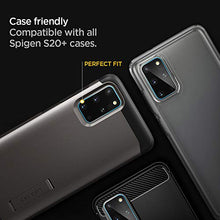 Carica l&#39;immagine nel visualizzatore di Gallery, Spigen, 2Pezzi, Protezione Fotocamera Samsung Galaxy S20 Plus, Copertura Totale, Custodia Compatibile, Durezza 9H, Pellicola Fotocamera Samsung Galaxy S20 Plus (AGL00905)
