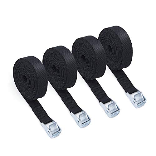 Diealles 4PCS Cinghie di Fissaggio per Trasporto Chiusura a Morsetto, 2.5 cm... - Ilgrandebazar