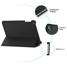 Carica l'immagine nel visualizzatore di Gallery, IVSO AROYI Custodia Cover per Samsung Galaxy Tab A 10.1 2019, Slim Nero + 1 Pack