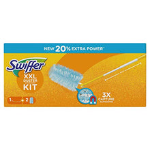 Carica l&#39;immagine nel visualizzatore di Gallery, Swiffer Duster XXL Kit con 1 Manico e 2 Ricambi, Starter + 2 Tücher - Ilgrandebazar