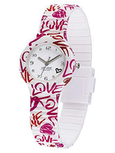 Carica l'immagine nel visualizzatore di Gallery, Orologio HIP HOP DONNA HEART &amp; LOVE quadrante MONO-COLORE BIANCO movimento... - Ilgrandebazar