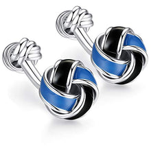 Carica l&#39;immagine nel visualizzatore di Gallery, HONEY BEAR Nodo Gemelli da Polso Uomo - Camicia Acciaio per Matrimonio... - Ilgrandebazar