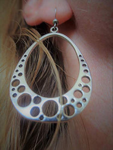 ✿ GRANDI OVALI CROPPED ✿ orecchini unici con cerchi, fori