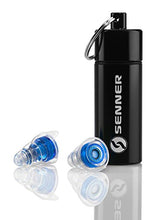 Carica l&#39;immagine nel visualizzatore di Gallery, Senner MusicPro tappi per le orecchie a alta bottiglia nera, filtro blu - Ilgrandebazar