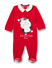 Carica l'immagine nel visualizzatore di Gallery, Chicco, Tutina Natale in ciniglia con piedino, Unisex 0-24, Rosso (831), 6 mesi