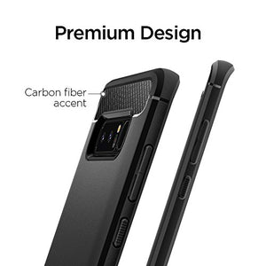 Spigen 587CS22061 - Custodia per Samsung Galaxy Note 8, Nero, 6.3" Matte Black - Ilgrandebazar