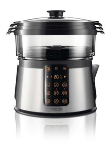 Philips HD9190/30 Vaporiera con Infusore di Aromi, 3 cestelli, Ricettario,... - Ilgrandebazar